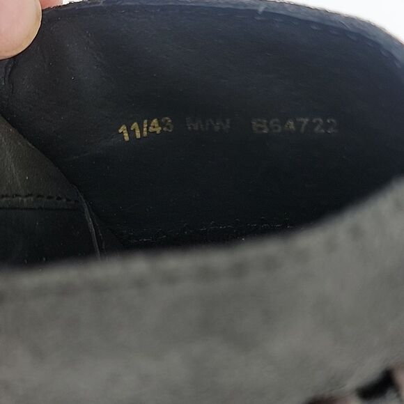 Born Avoca Gray Leather Slip On Women's Clogs. - Picture 12 of 12